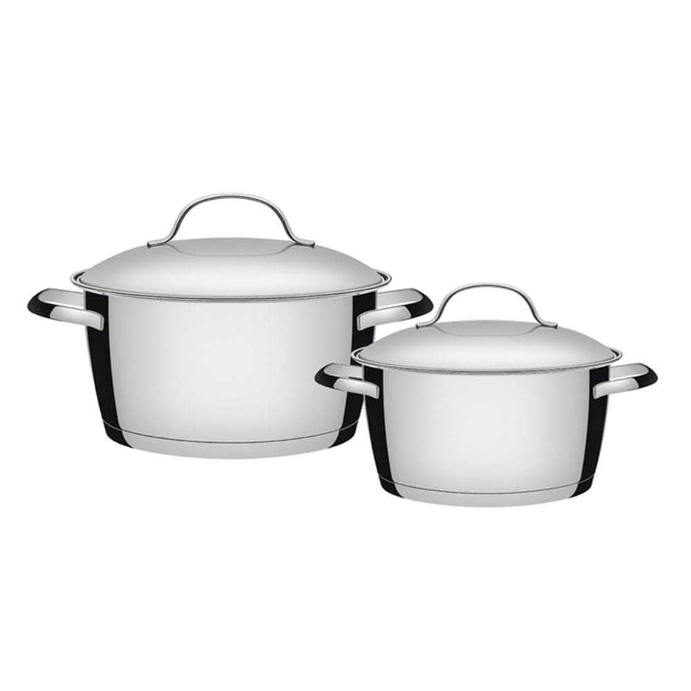 Jogo de Panelas com Fundo Triplo 2 Peças, Tramontina, 65660230, Inox