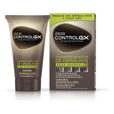 Shampoo Redutor de Grisalhos Grecin Control GX Para Todas os Tons Cabelo 118ml
