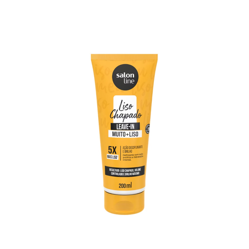 Defrizante Protetor Térmico Meu Liso Muito + Liso Salon Line 200ml