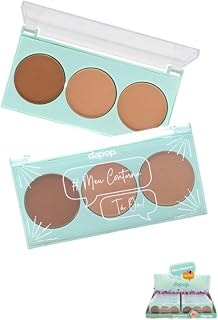 Paleta Contorno Facial Dapop DP 2383: Trio de Maquiagem com Pigmentação Intensa para Realçar a Beleza